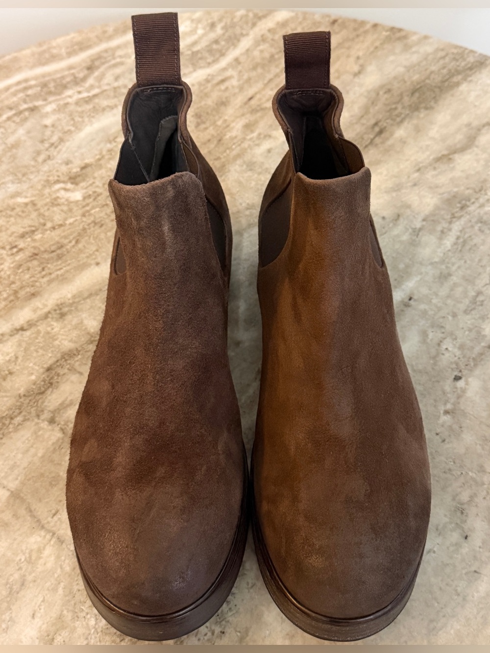 Marsell Brown Suede Ankle Boots Size 41 US 8 $1230 Chelsea Pull On